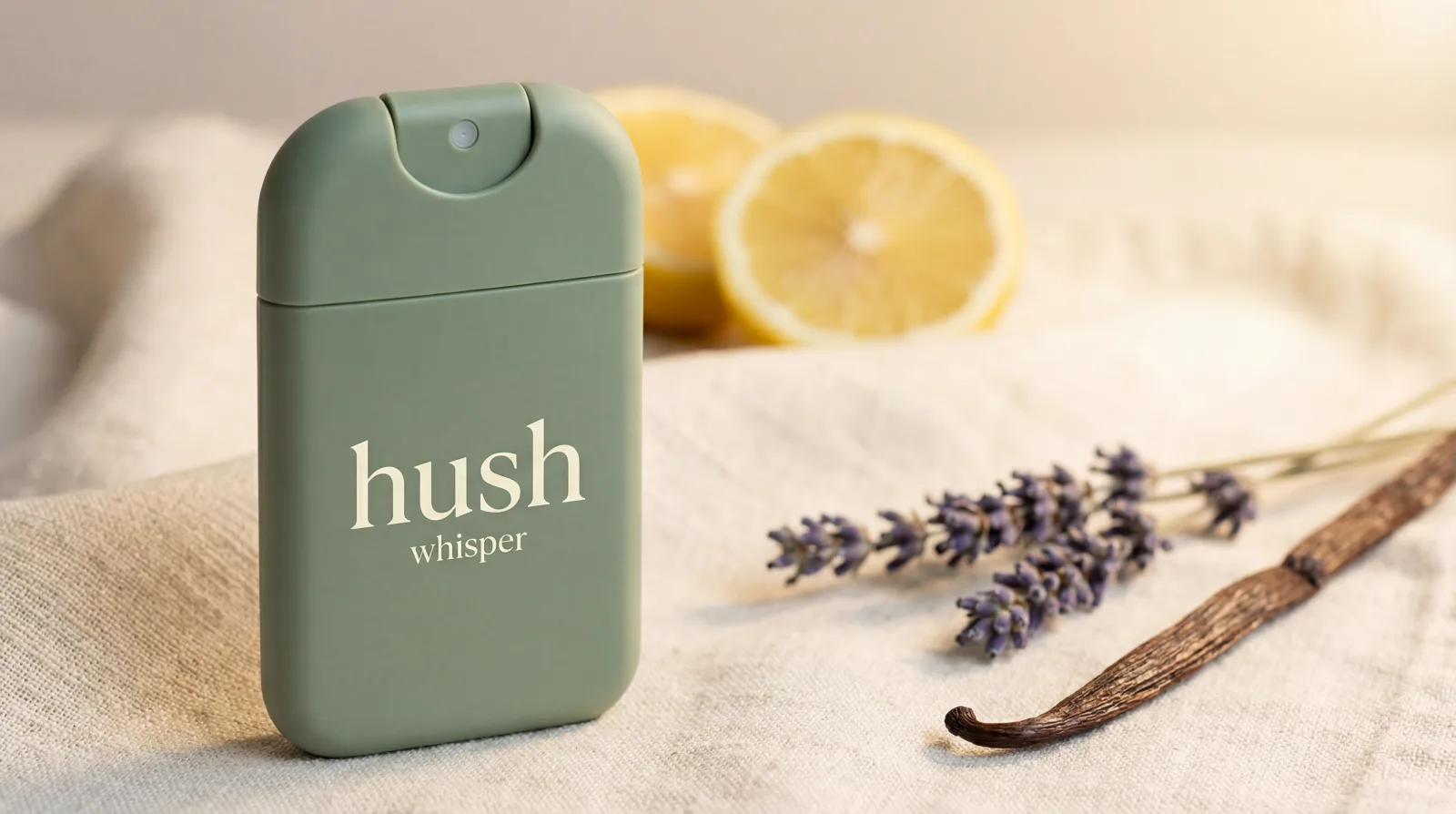 Hush Whisper with lavender and vanilla